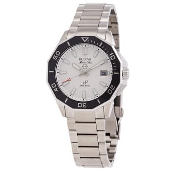 Marine Star HPQ Precisionist Quartz White Dial Men's Watch 96B426