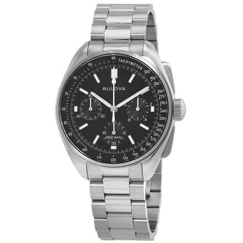 Lunar Pilot Archive Chronograph Quartz Black Dial Men's Watch 96K111