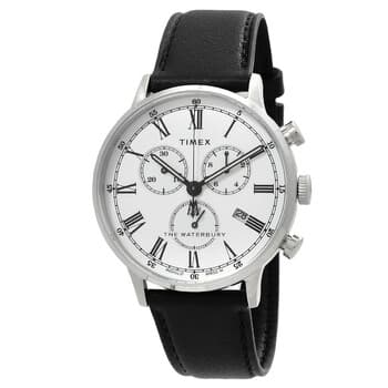 Waterbury Classic Chronograph Quartz White Dial Men's Watch TW2U88100